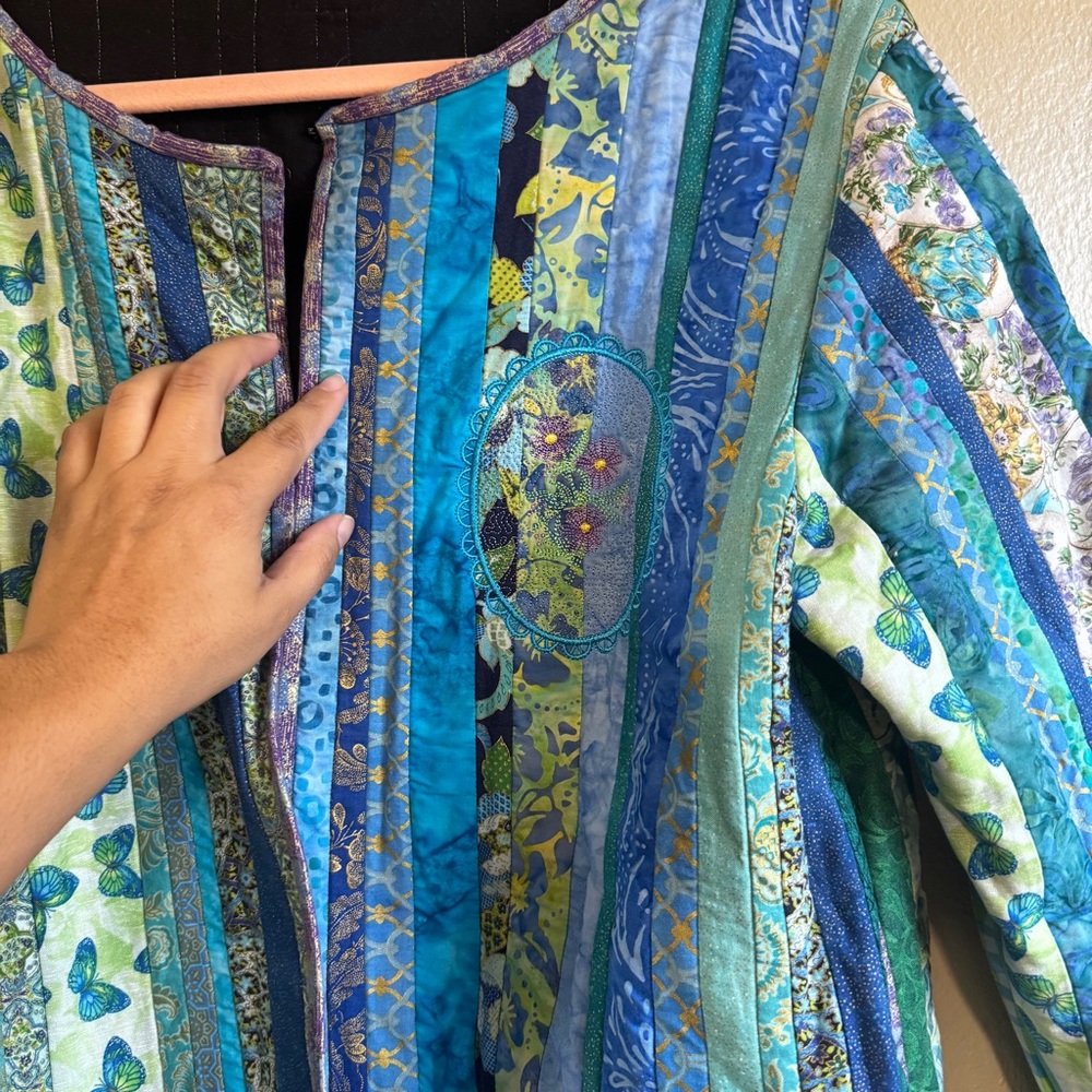 Handmade Colorful Patchwork Jacket - Picture 10 of 10